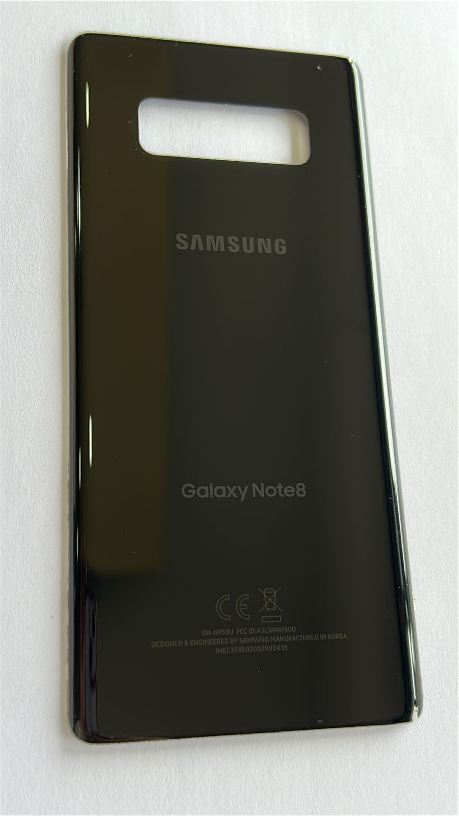 Tapa Samsung Note 8 Negra usada Original